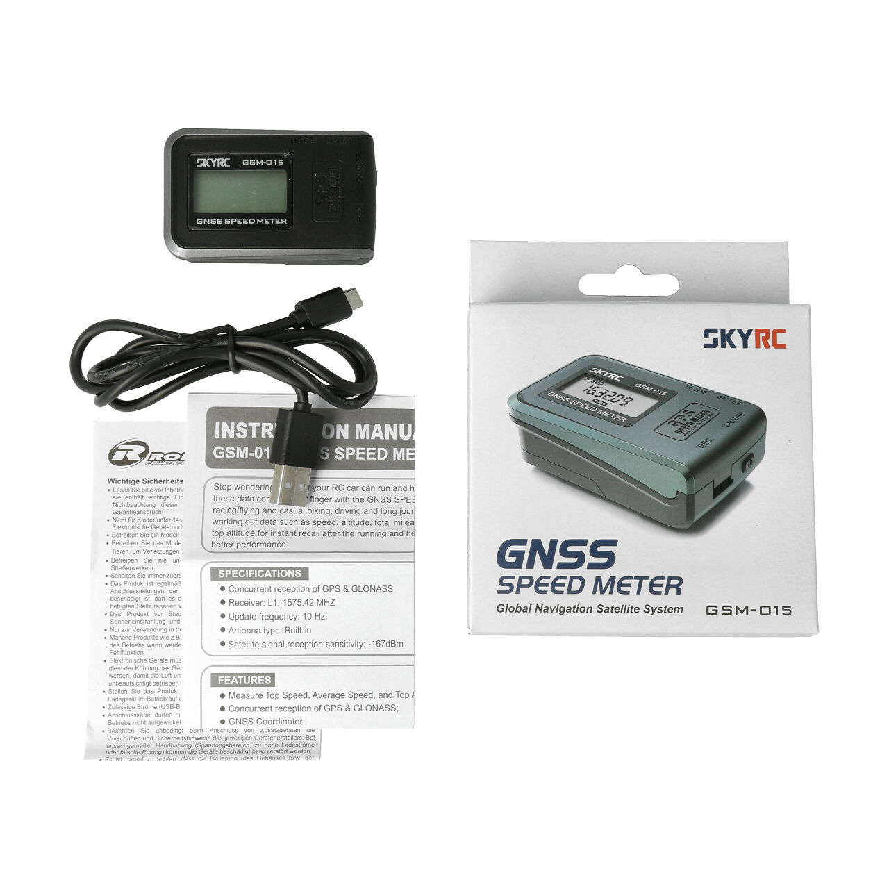 SkyRC GPS Geschwindigkeits Messgerät SK-500024-01 - Abbildung 6