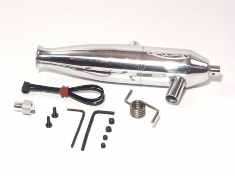 HPI Aluminium Tuning Reso-Rohr (Poliert/21+) 86138