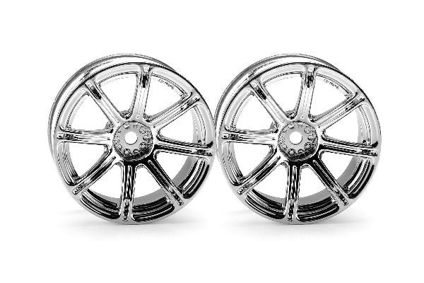 HPI Work Emotion Xc8 Felge 26mm Chrom (6mm Offset) 3301