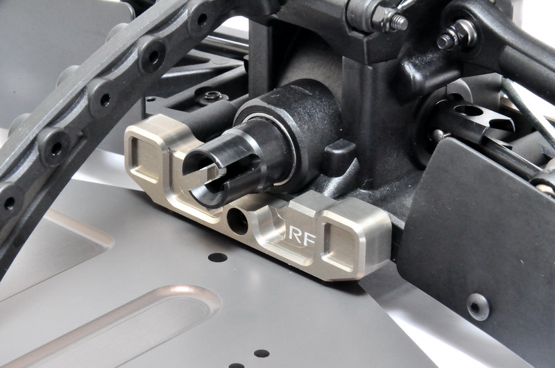 HoBao NEW VS2 REAR LOWER ARM HOLDER (RF) W/ POM PILLS OP-0176
