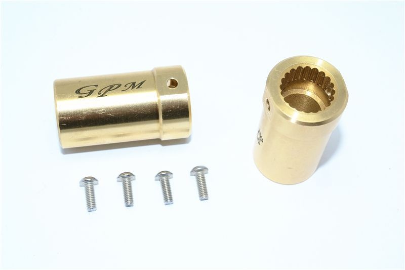 GPM Messing Achsschenkel hinten Axial Wraith