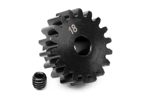 HPI Pinion Gear 18 Tooth (1M/5mm Shaft) 100917