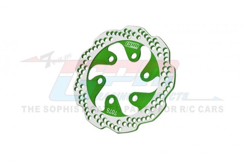 GPM Alu Bremsscheibe hinten grün 1/4 PROMOTO-MX MOTORCYCLE RTR FXR-LOS06000/60 MX010/DISKG