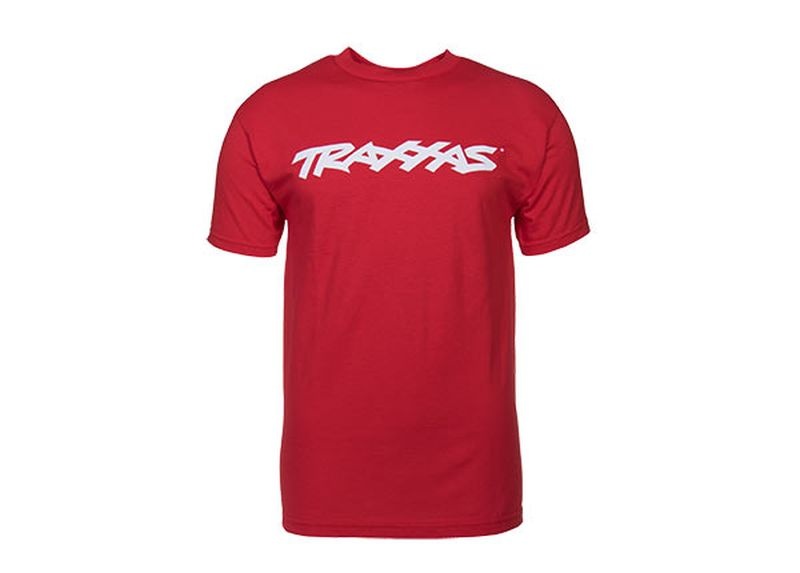 Traxxas T-Shirt rot/Traxxas Logo weiß XXXXL 100% Baumwolle 1362-4XL