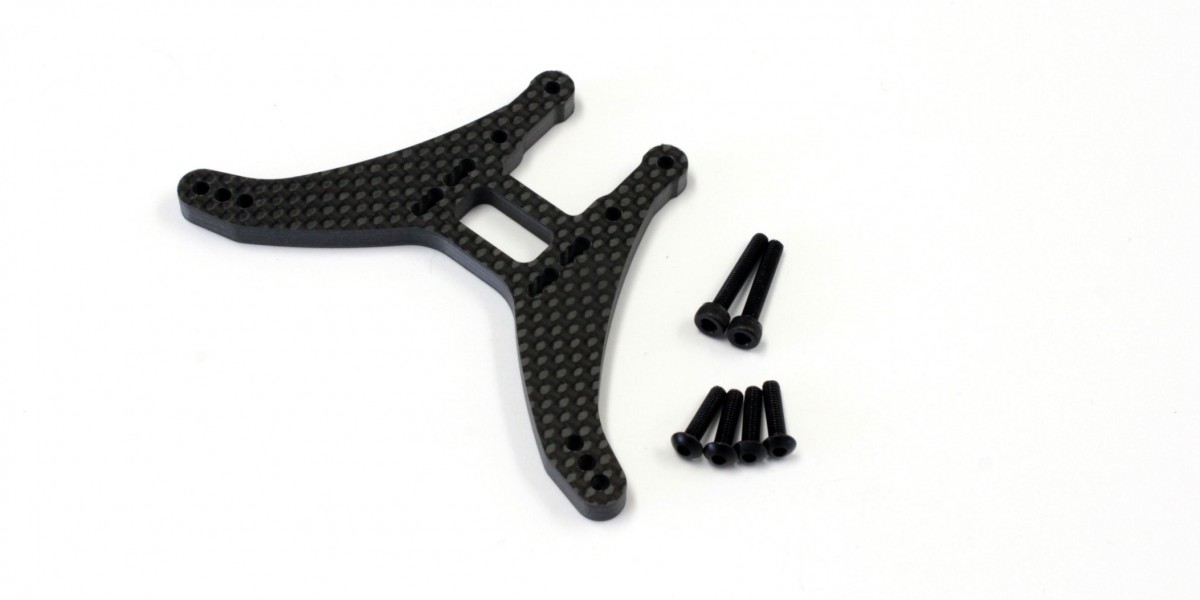Kyosho DAEMPFERBRUECKE HINTEN RB6.6 CARBON/5.0 (MID)  UMW734