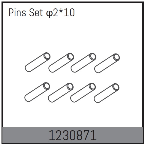 Absima 2*10 Pin Set (10 St.) 1230871