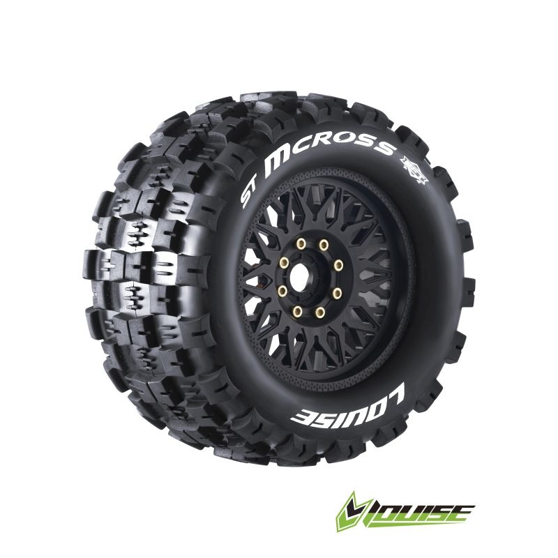 Louise ST-MCROSS MFT 1/8 Sport auf 3.8 Felge schwarz (2) L-T3327X