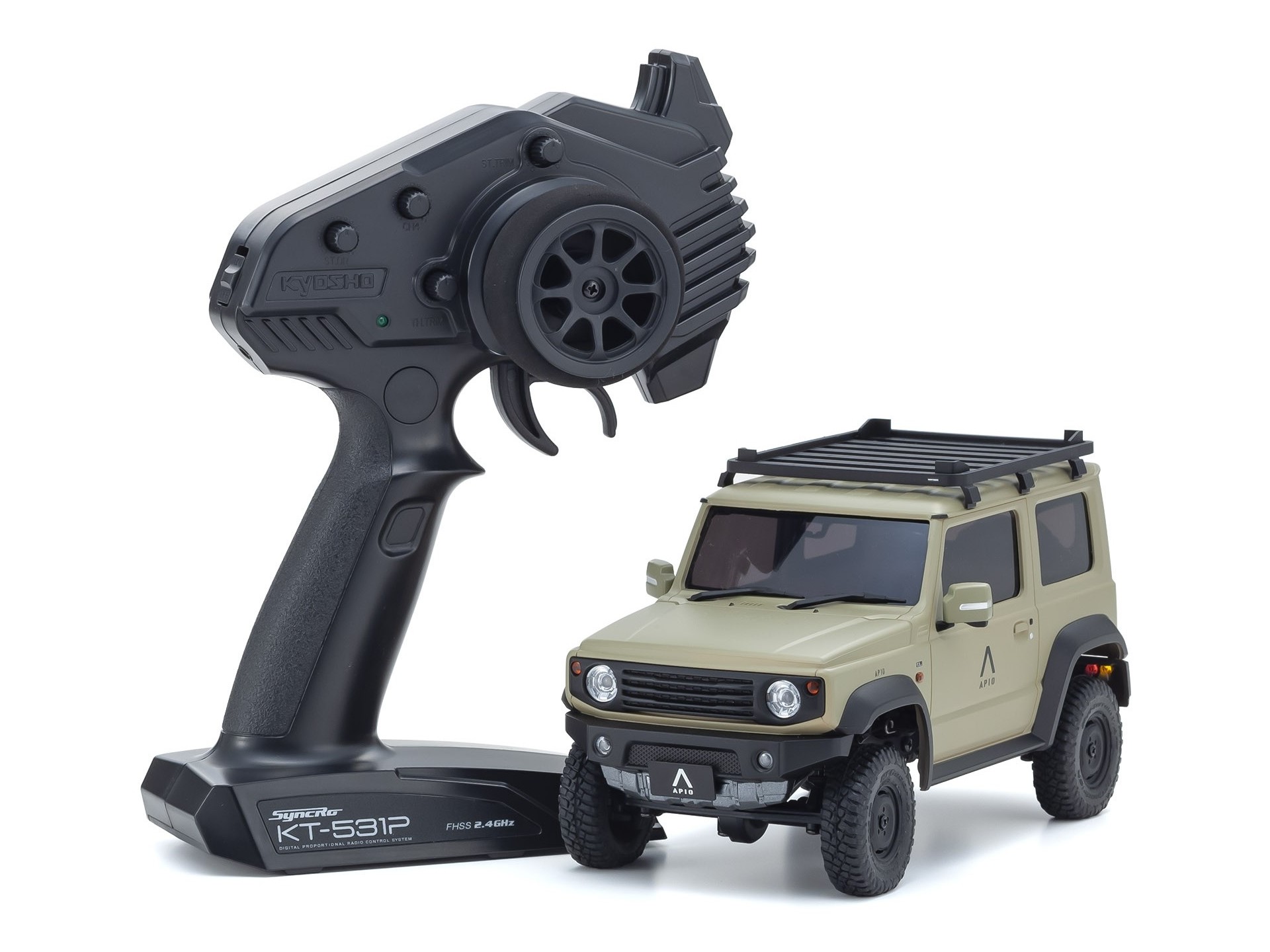 Kyosho Mini-Z 4X4 MX-01 Suzuki Jimny Sierra Apio TS4 Khaki (KT531P) 32525K - Abbildung 3