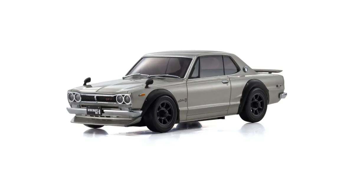 Kyosho Mini-Z AWD Nissan Skyline 2000 GT-R KPGC10 Silver (MA020/KT531P) 32636S - Abbildung 1