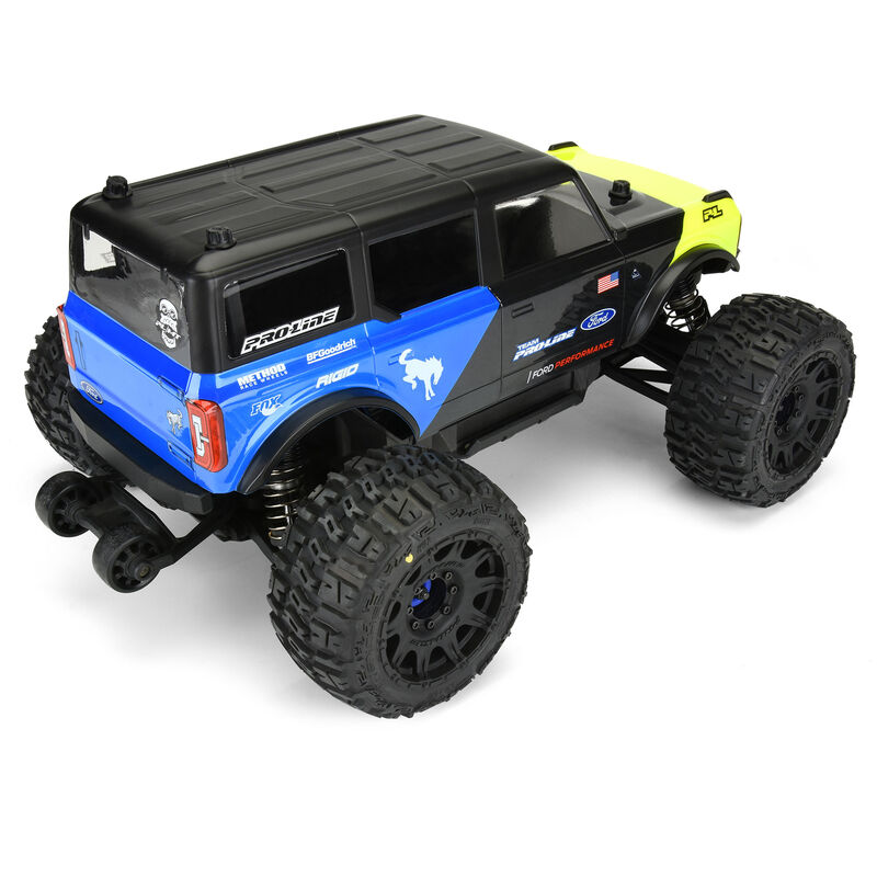 Pro-Line 2021 Ford Bronco HD Karo klar für E-Revo 2.0 & MAXX mit lange Karo-Steher 3594-00