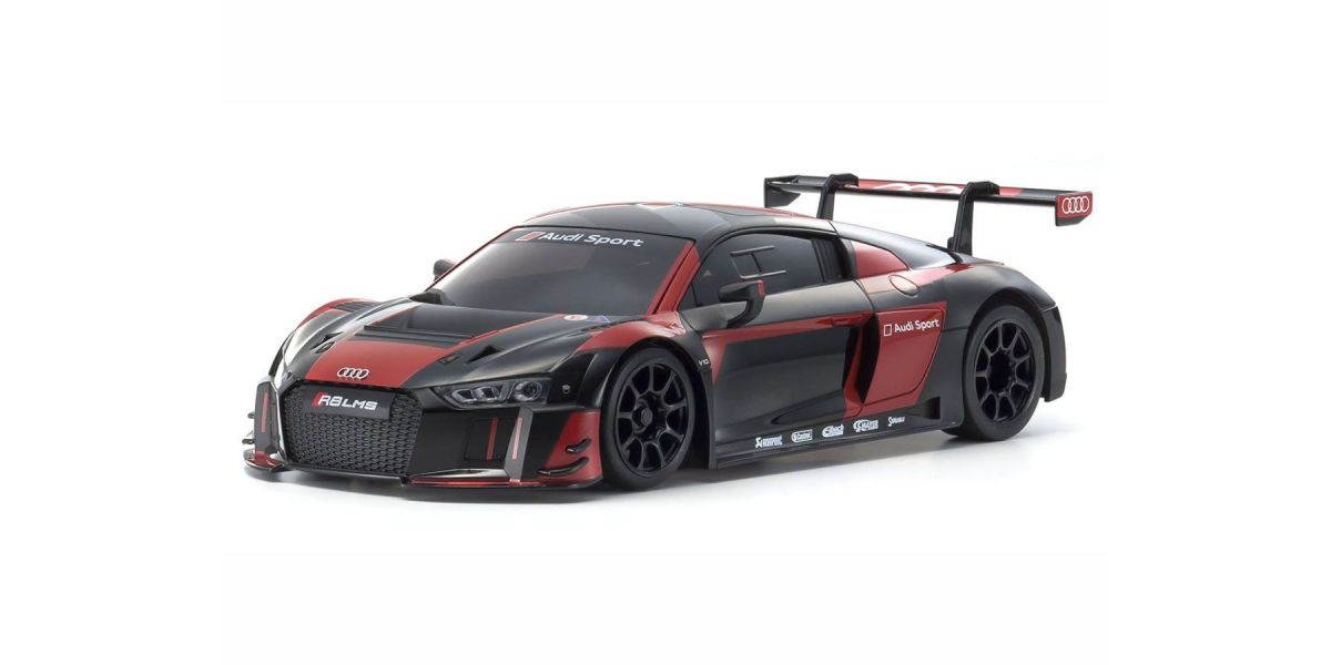 Kyosho Autoscale Mini-Z Audi R8 LMS 2015 Black-Red (W-MM) MZP246BKR