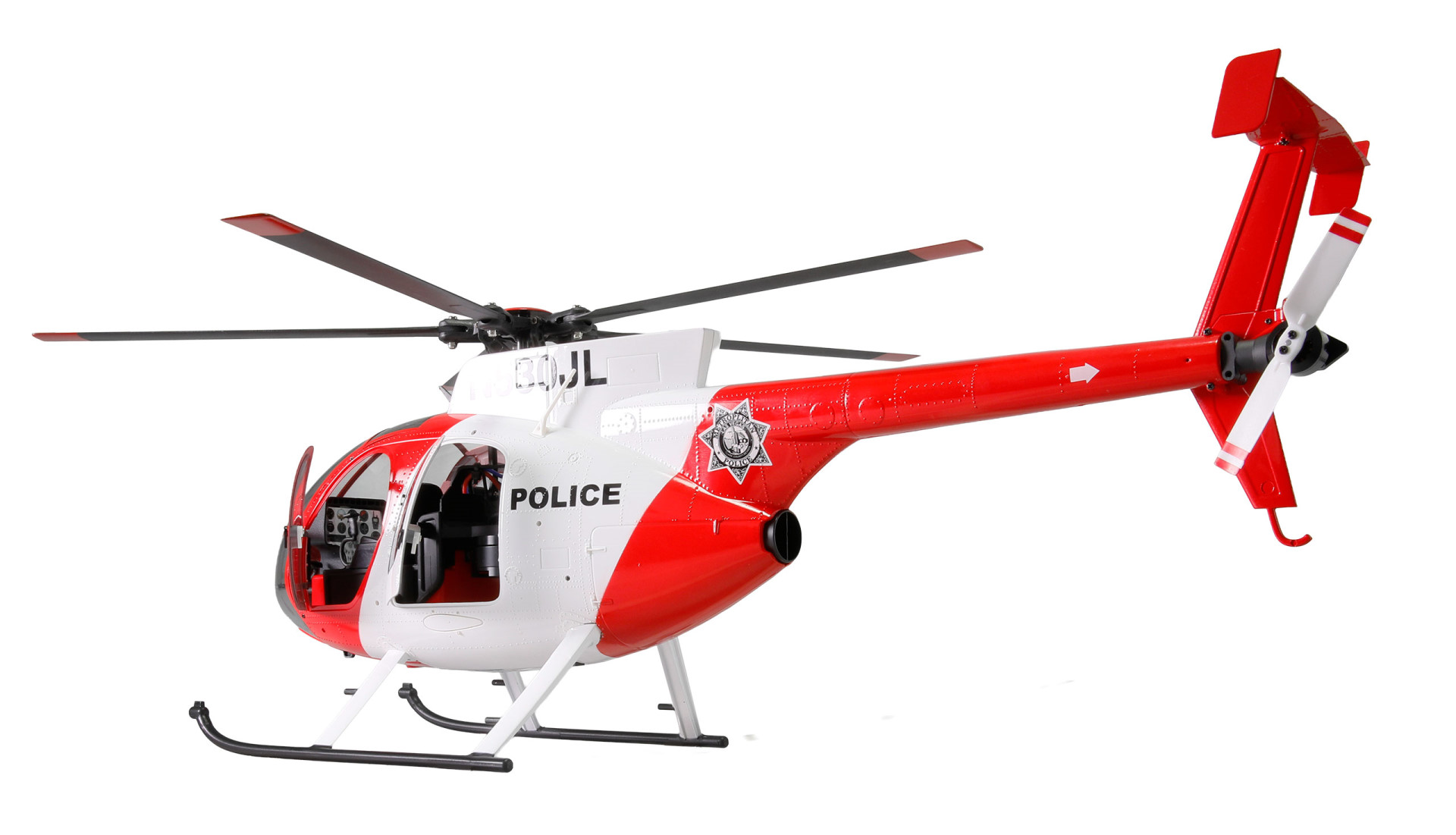 Amewi MD500 Pro GPS Helikopter Police 9-Kanal 3D/6G RTF 25374 - Abbildung 3