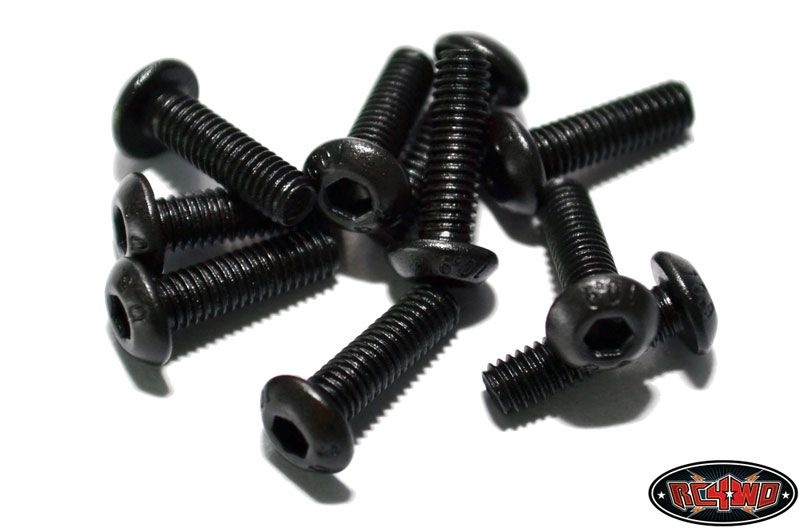 RC4WD Steel Button Head Cap Screws M3 x 10mm (10) Z-S0653
