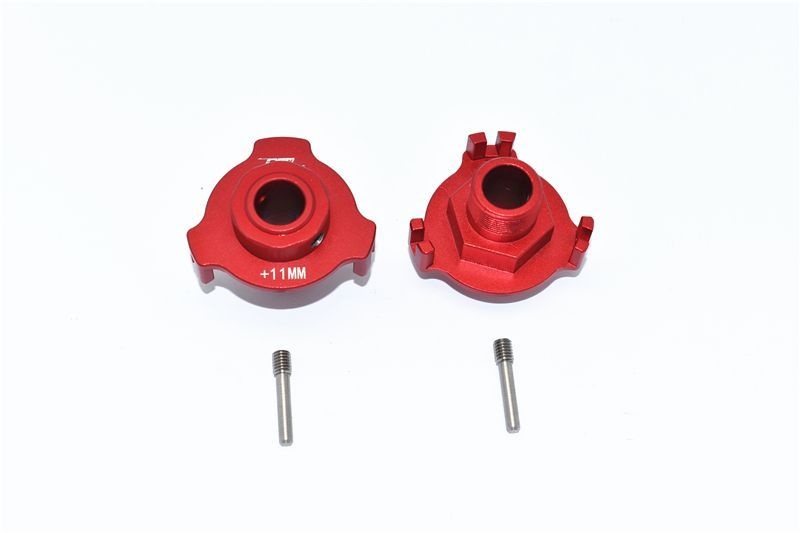 GPM Alu Radmitnehmer Hex +11mm rot ARRMA Kraton 8s MAKX10/+11MMR