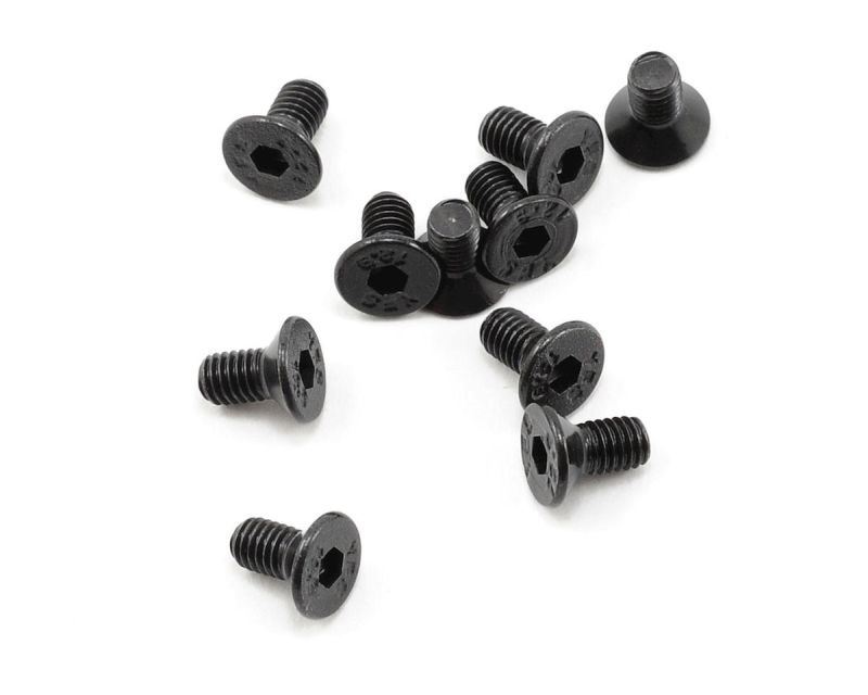 ProTek RC 3x6mm High Strength Flachkopfschrauben (10)  PTK-H-2201