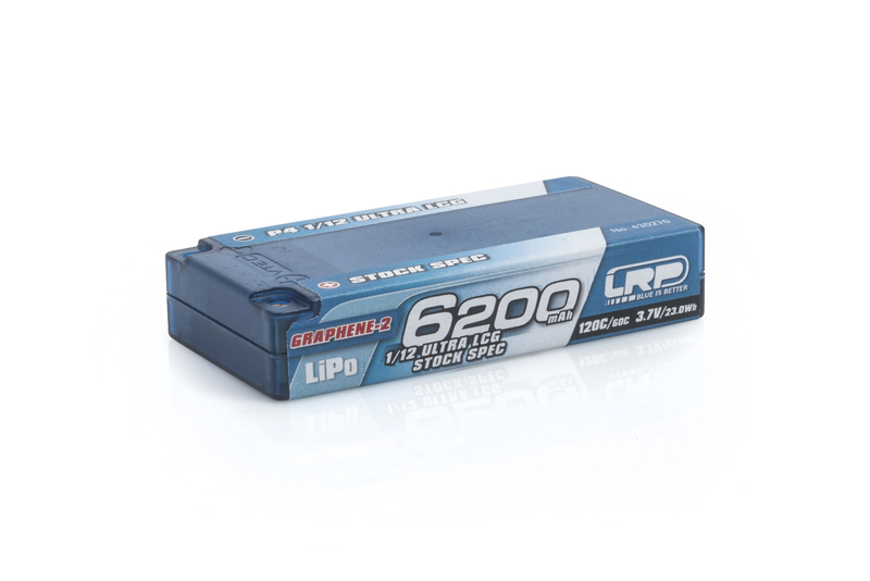 LRP P4 1/12 Ultra LCG Stock Spec GRAPHENE-2 6200mAh Hardcase Akku - 3.7V LiPo - 120C/60C 430270 - Abbildung 1