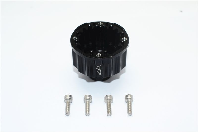 GPM Alu Differentialgehäuse v/h schwarz Traxxas X-MAXX