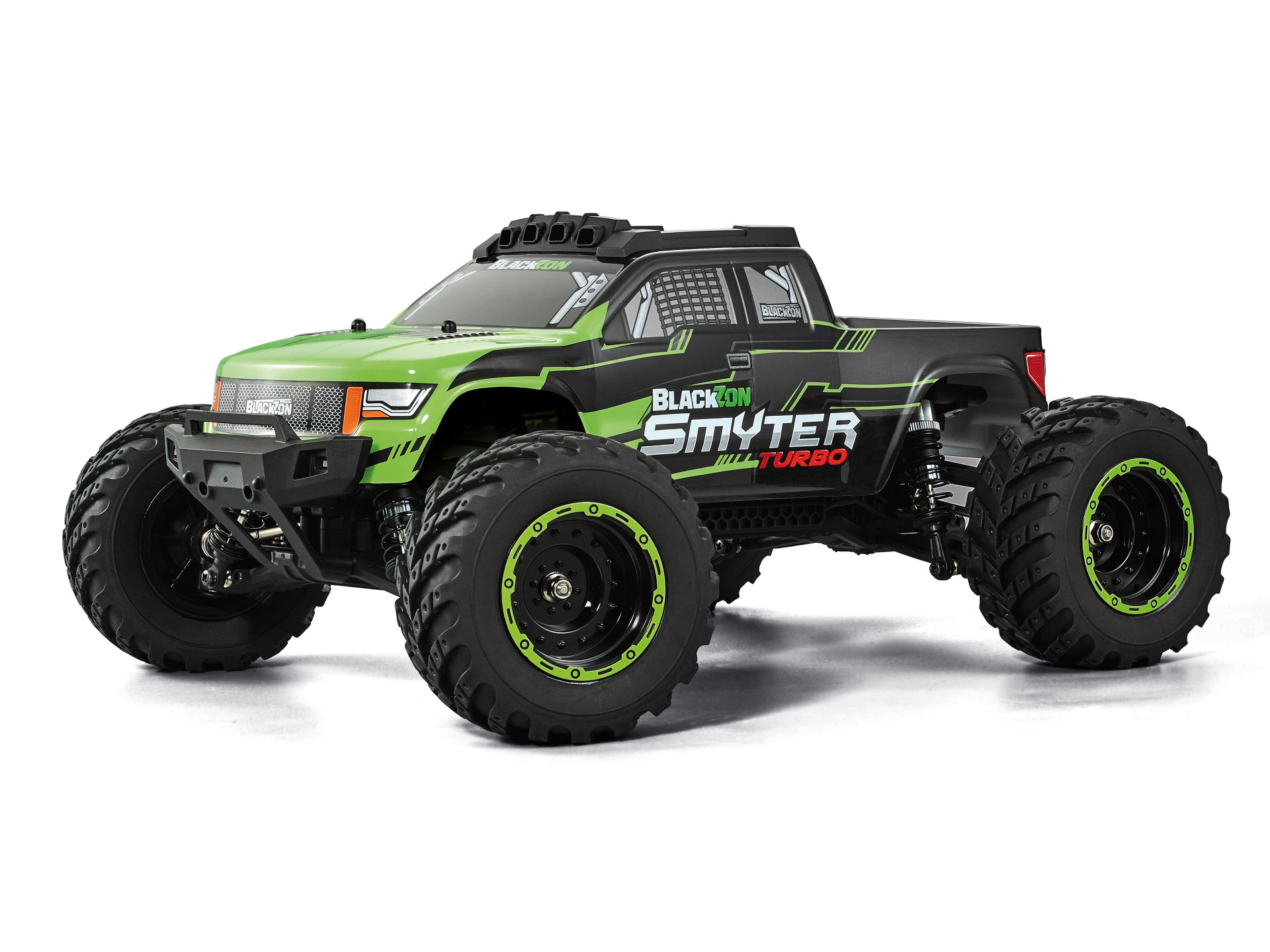 BLACKZON Smyter MT Turbo 1/12 4WD 3S Brushless Monster Truck Grün 540230 - Abbildung 1