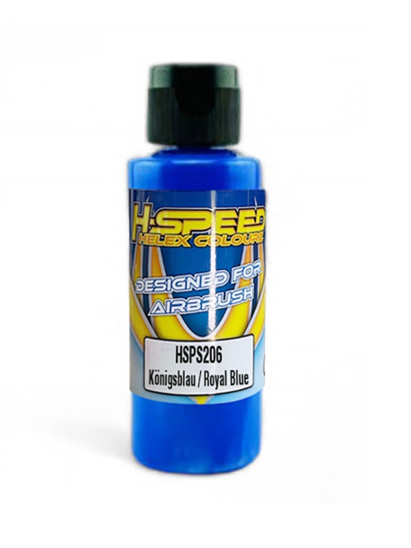 H-SPEED Lexan Airbrush Farbe 60 ml Königsblau / Royal Blue HSPS206