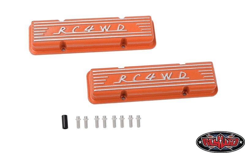 RC4WD Aluminium-Ventildeckel für Scale-V8-Motor orange Z-S0317