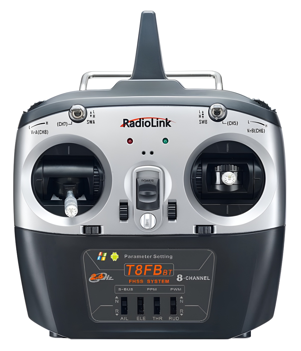 RadioLink T8FB Mode-2 RC Sender mit 2x R8EF Empänger T8FBM2-1