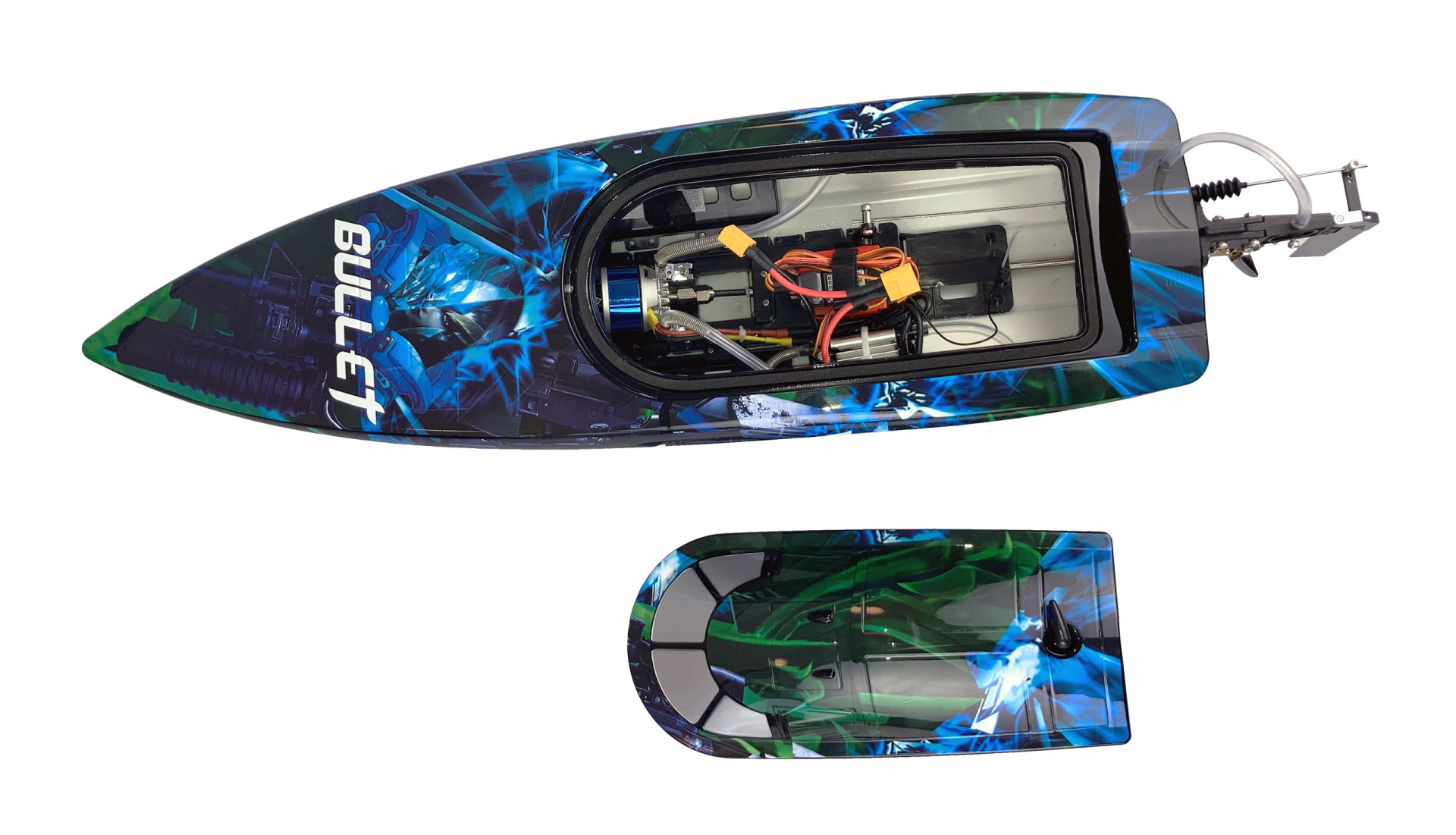 Joysway Bullet V4 729mm 4S Brushless Mono Rennboot 8301V4ARTR - Abbildung 3