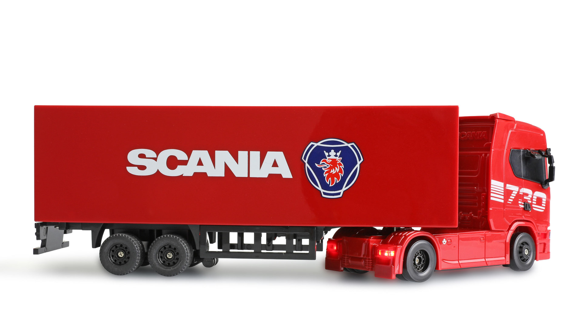 Amewi Scania 730 S Mini LKW mit Kofferauflieger proportional 4WD 1:64 RTR rot - Abbildung 8