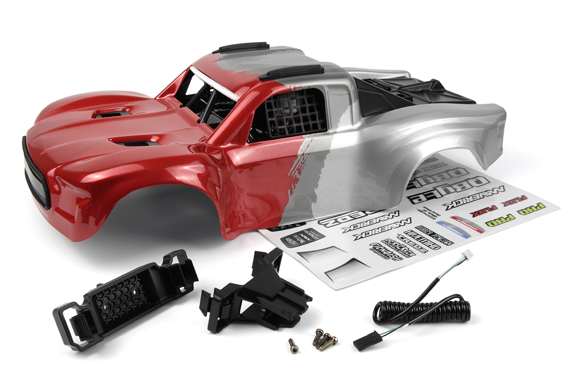 Maverick QByte SC 1/12th Karosserie lackiert - Rot 151211