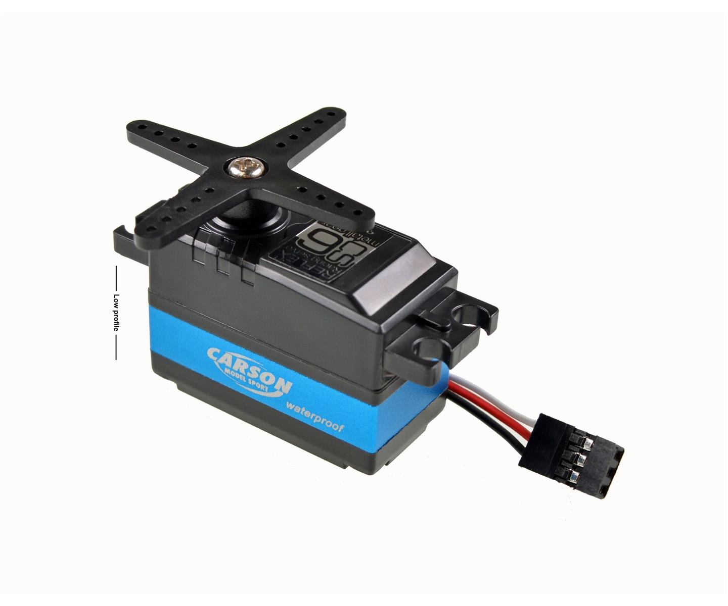 Carson 02047 Servo CS-6 - 6kg/Low-Prof./WP/MG/JR 500502047