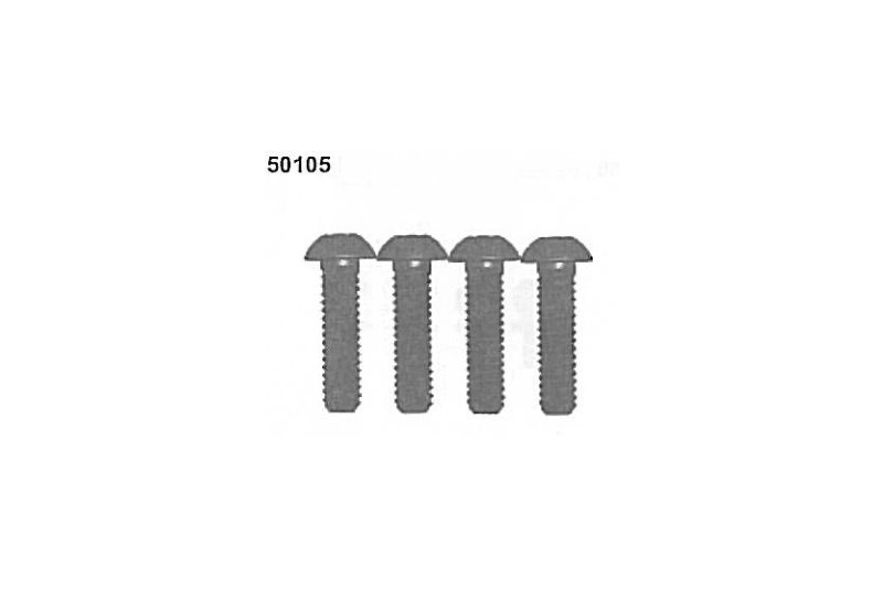 ET 50105 Linsenkopfschrauben M4x30 4 Stück (Pitbull-X) - Abbildung 1