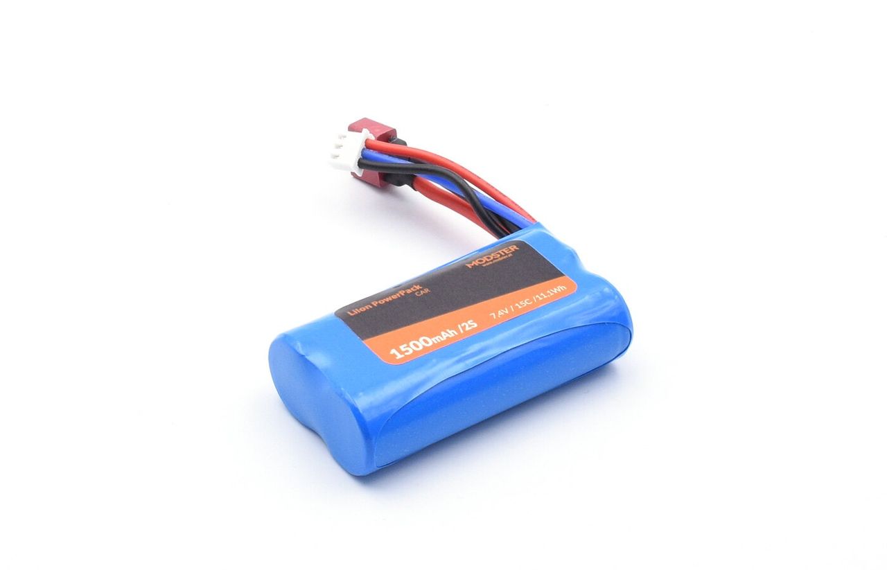 Modster LiPo Akku 2S 7.4V 1500amh 15C Mini Xero MD11946