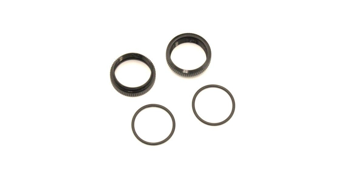 Kyosho Einstellscheibe fuer Stossdämpfer Turbo Optima (2) Schwarz OTW130