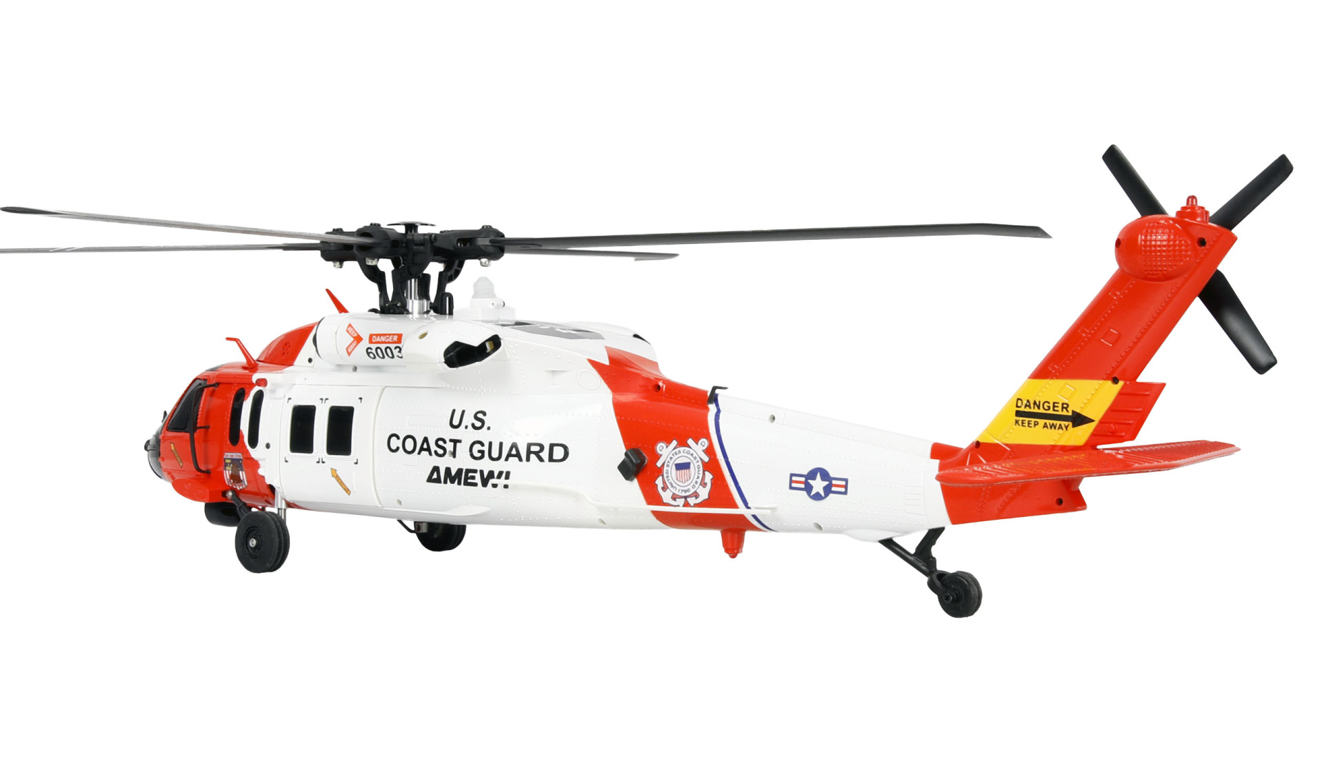 Amewi UH60 Black Hawk Coastguard Helikopter 6G/3D RTF 25366 - Abbildung 3