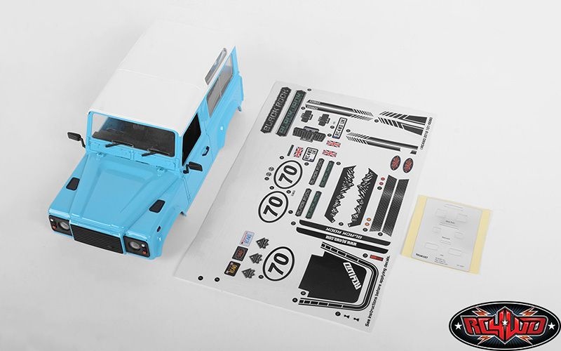 RC4WD D90 Body Set for 1/18 Gelande II (Blue) Z-B0175