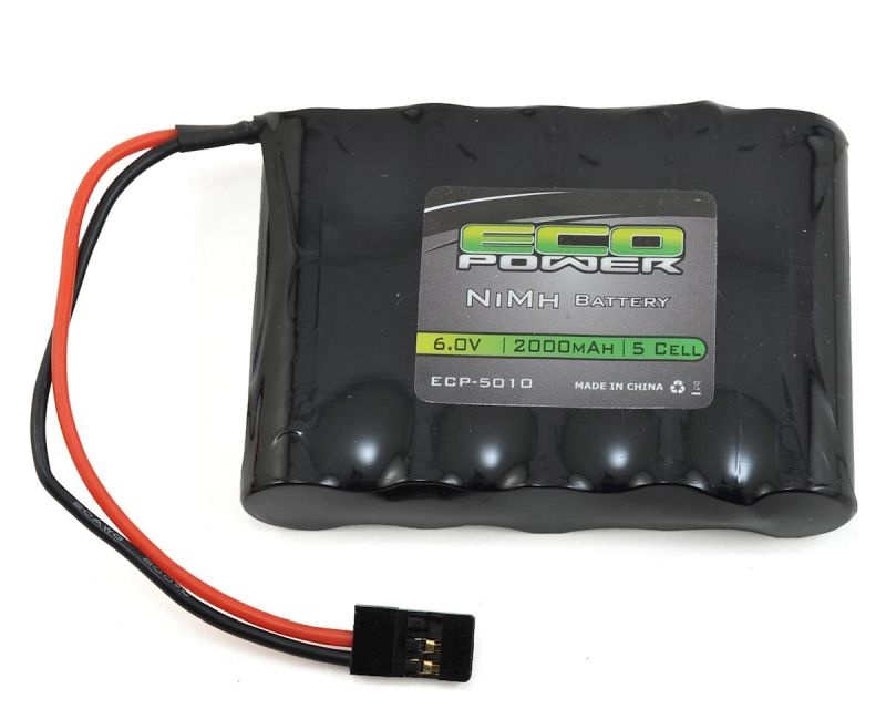EcoPower 6.0V/2000mAh 5-Cell NiMH AA SBS-Flat Empfänger Batterie ECP-5010 - Abbildung 1