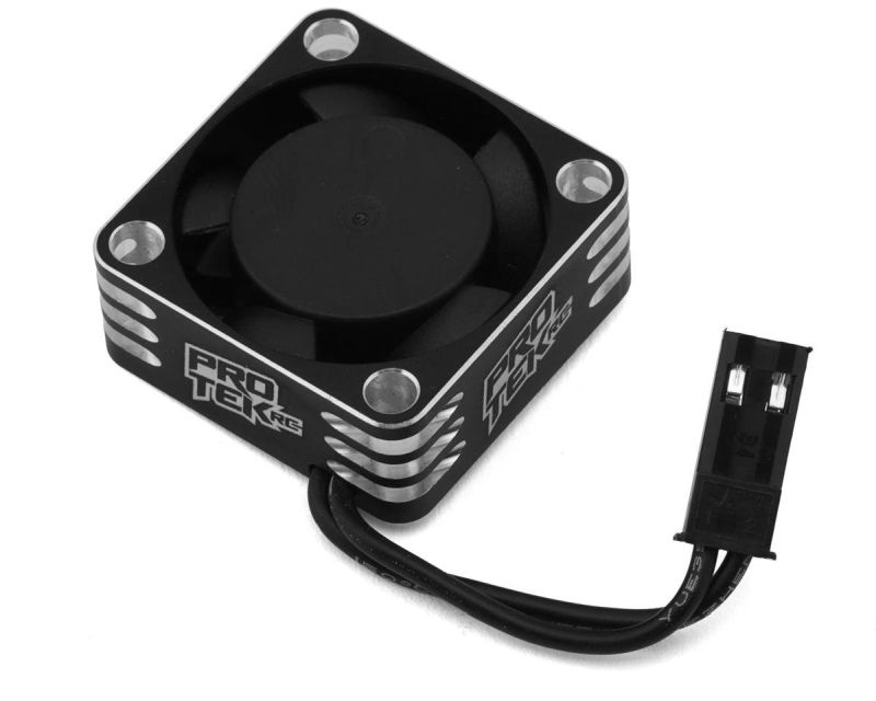 ProTek RC Aluminium High Speed HV Lüfter silber/schwarz (25x25x10mm)
