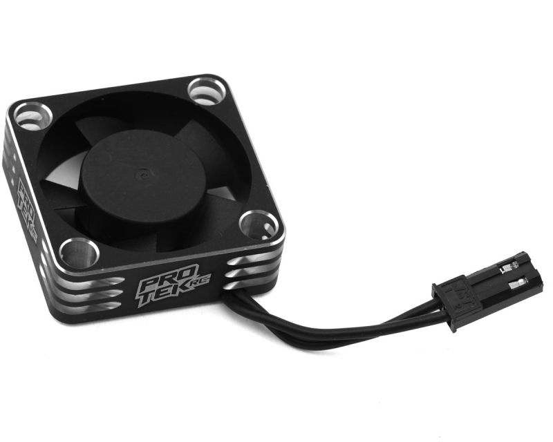 ProTek RC Aluminium High Speed HV Lüfter silber/schwarz (30x30x10mm)