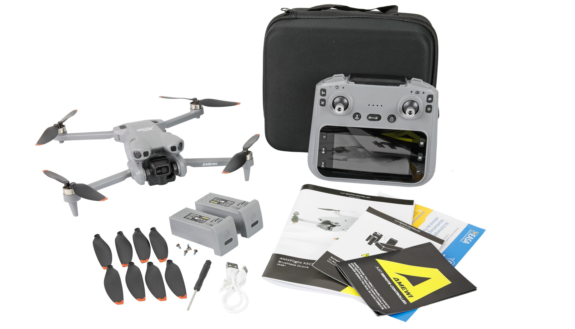 Amewi AMXFlight X5CPro Brushless-Drohne mit Kamera & LCD-Fernsteuerung 25381 - Abbildung 7