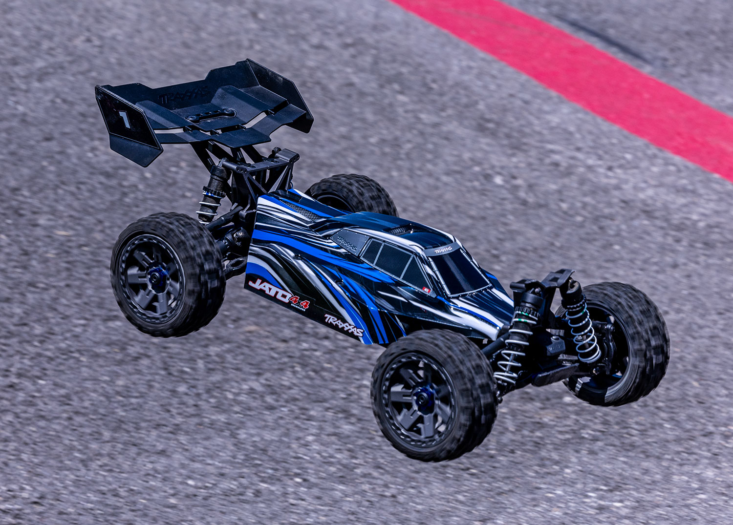 Traxxas JATO 4x4 BL-2S Brushless Buggy blau HD-Teile ARTR 90154-4 - Abbildung 8