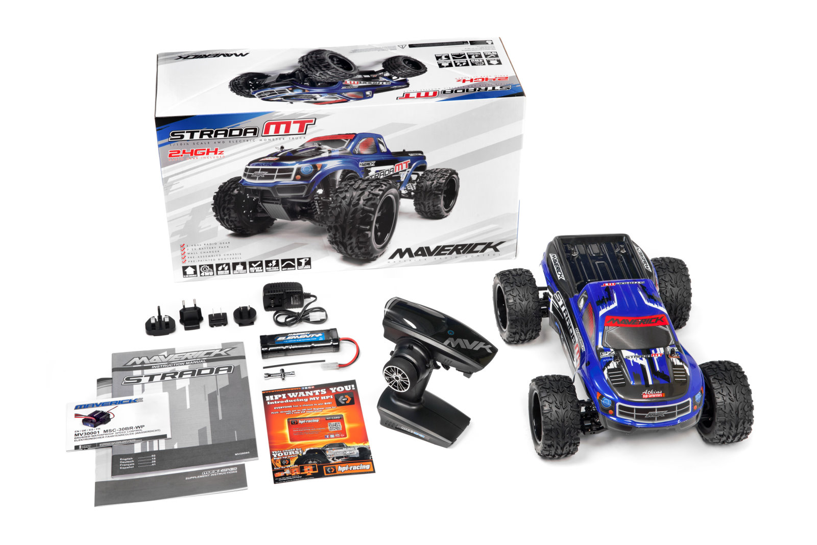 Maverick Strada MT RTR 1/10 Elektro Monster Truck MV12615