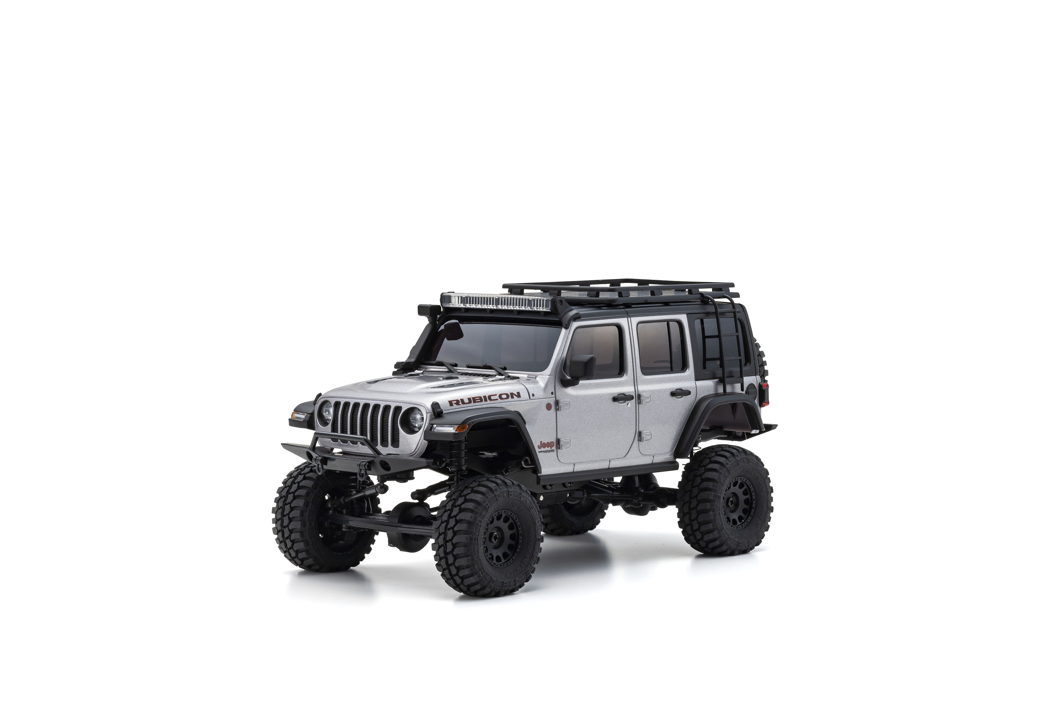 Kyosho Karosserie  Jeep Wrangler Rubicon Mini-Z 4X4 MX01 Silver MXB08S