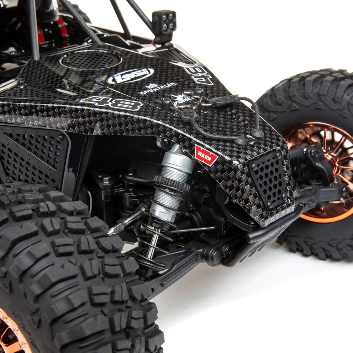 Losi Lasernut U4 1/10 4WD Rock Racer RTR Schwarz LOS03028T2