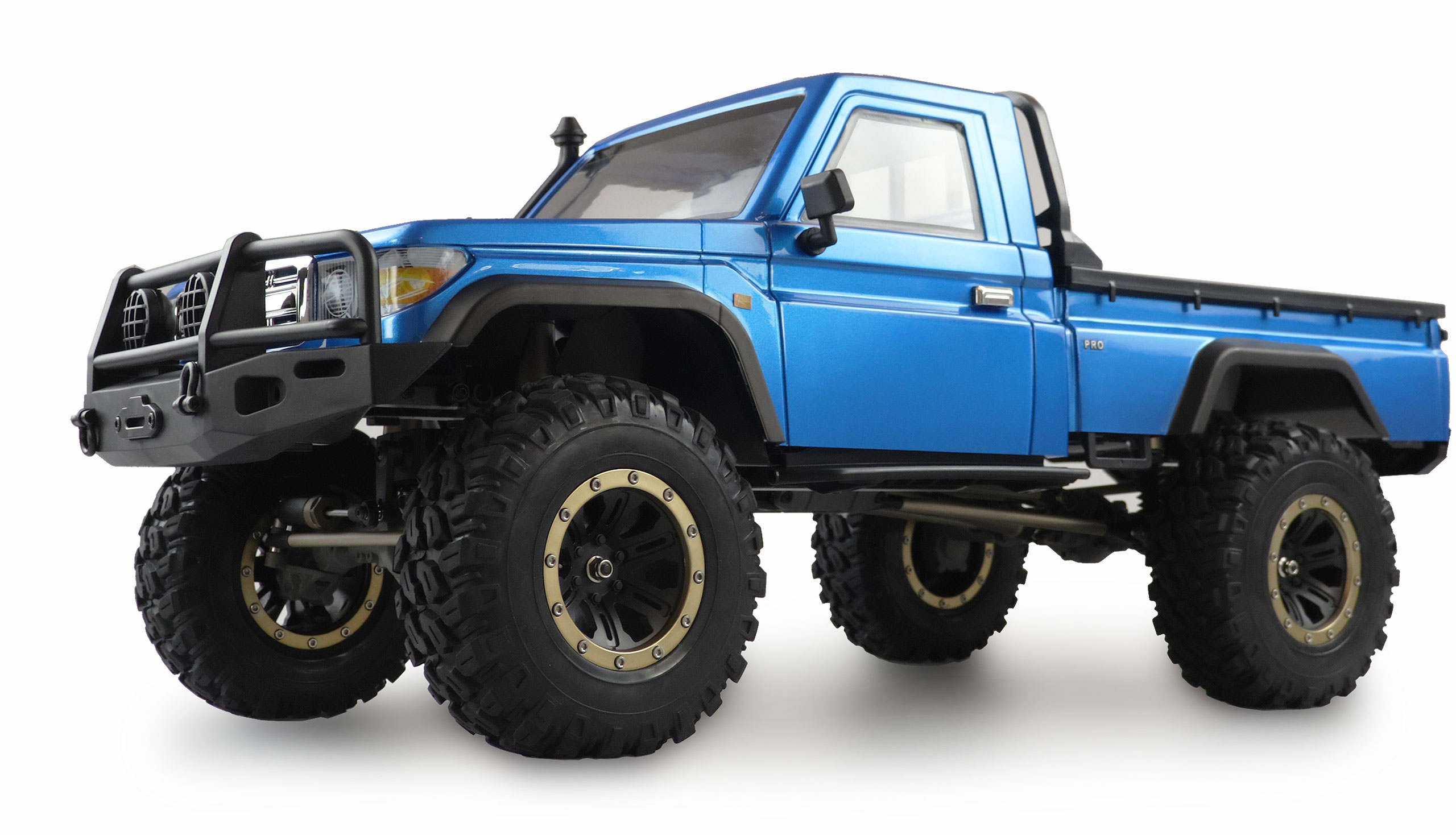 Amewi AMXRock RCX8P Scale Crawler Pick-Up 1:8, RTR blau 22469