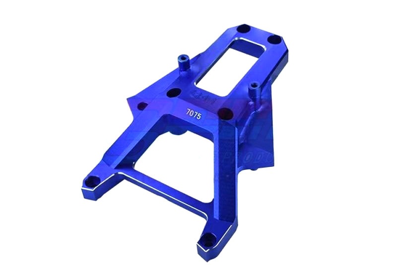 GPM Bulkhead Cover-Set vorne 6061-T6 Alu blau Traxxas XRT - Abbildung 1
