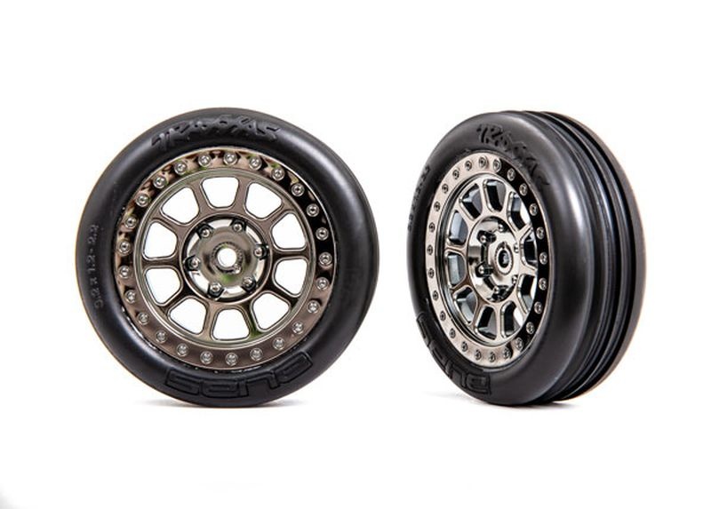 Traxxas Alias Reifen auf Felge Bandit 2.2 Schwarz-Chrom vo medium 2471T