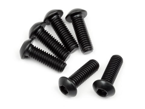 HPI Flachkopfschraube M6X18mm (Innensechsk./6St) 108709