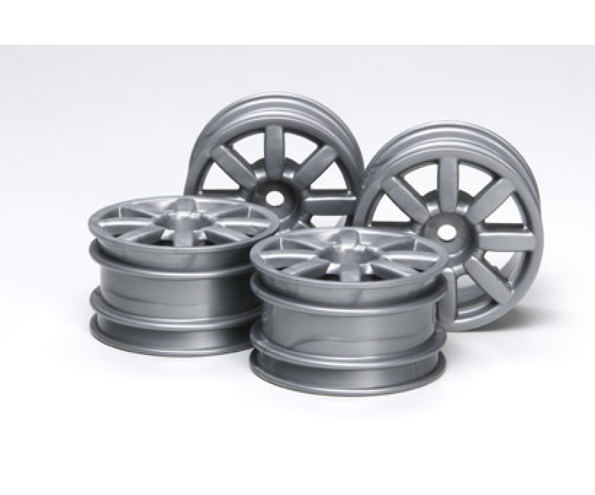 Tamiya 51334 M-Chassis 8-Sp. Felgen Flach grau (4) 300051334