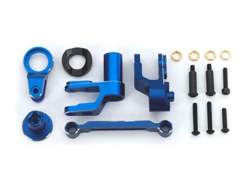 Traxxas Lenkung Bellcranks Alu blau Maxx Slash 10246-BLUE