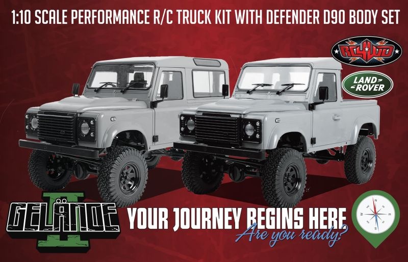 RC4WD Gelande II Truck Kit W/ 2015 Land Rover Defender Z-K0064