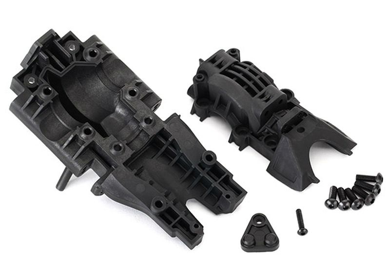 Traxxas Bulkhead hinten (oben+unten) 8629